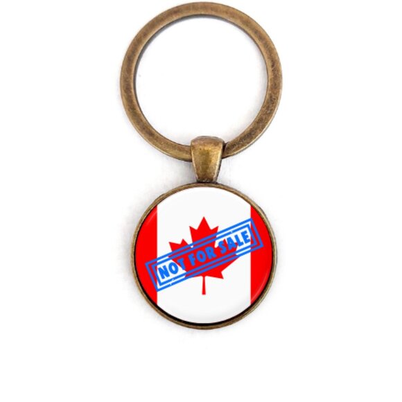 Canada Is Not For Sale Custom Key Ring - Picture 2 of 5